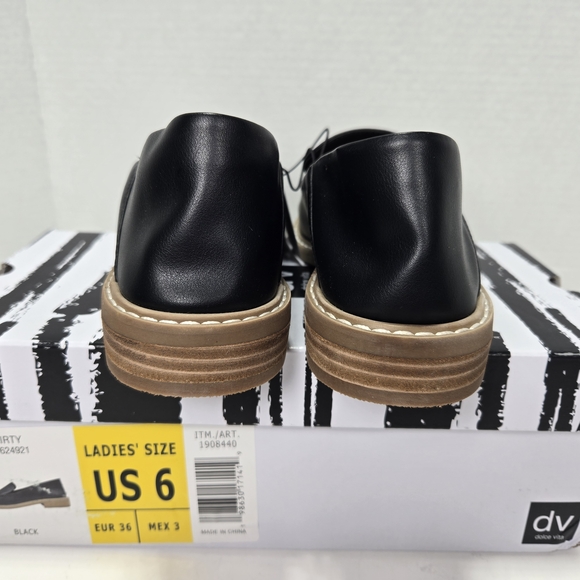 DV by Dolce Vita Flirty Black Loafers Women' Size 6 - Picture 5 of 9